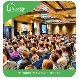 Imagem do serviço de palestras no ambiente escolar - Psicotér