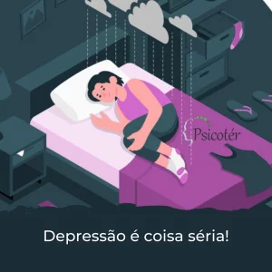 Depressão tem cura - depressão é coisa séria!