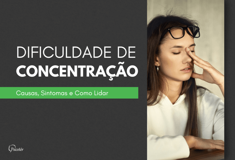 dificuldade de concentração