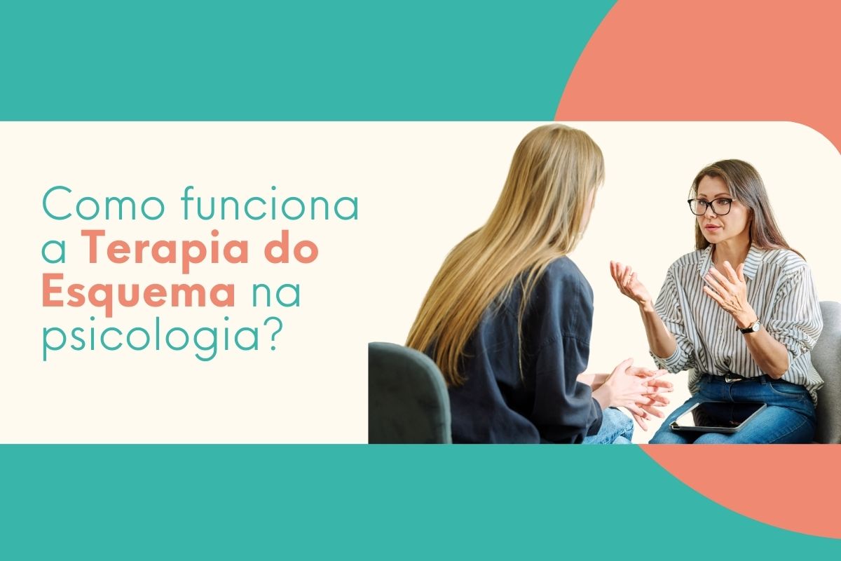 Sessão de psicoterapia ilustrando como funciona a Terapia do Esquema na psicologia.