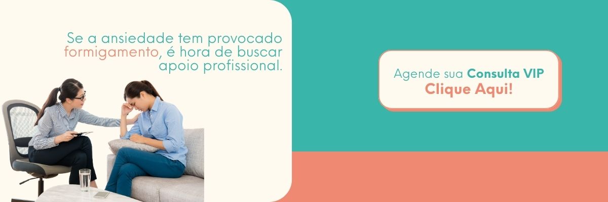 whatsapp Mulher em atendimento psicológico falando sobre ansiedade e formigamento com terapeuta