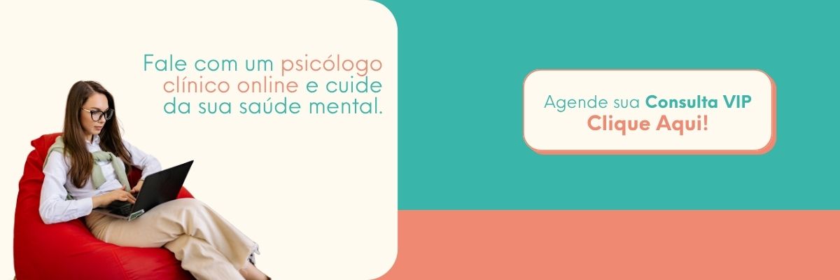 whatsapp Mulher em consulta com psicólogo clínico online usando notebook, com chamada para agendar consulta VIP