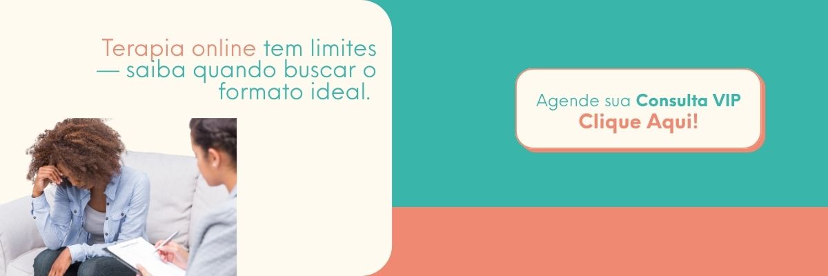 whatsapp Paciente em sofrimento emocional durante sessão com psicóloga, indicando limites da terapia online