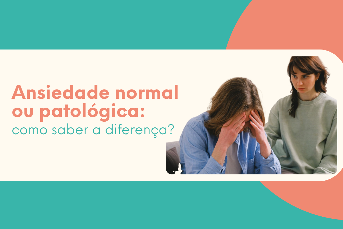 jovem ansioso conversando com psicóloga e tentando entender se está com ansiedade normal ou patológica