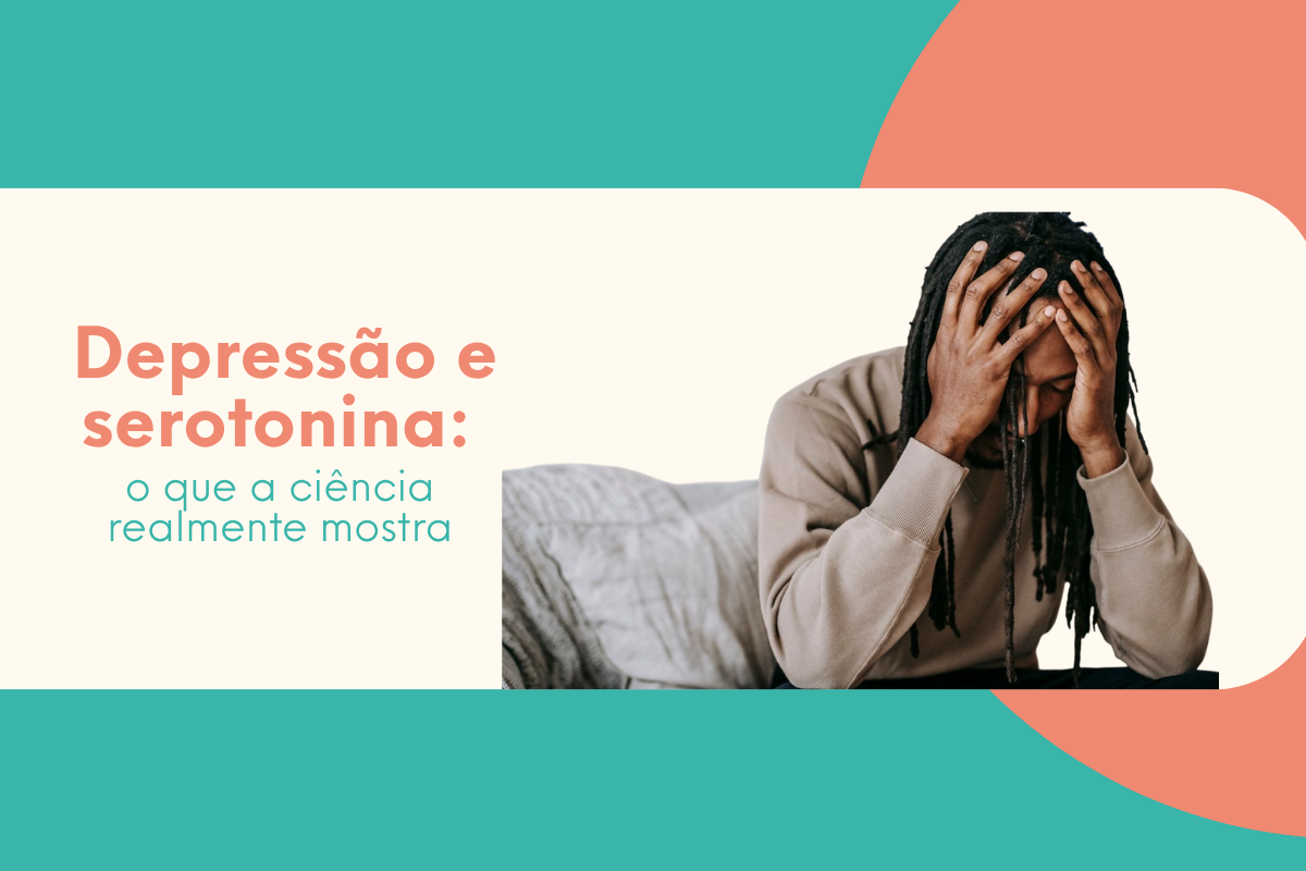 homem passando por um quadro de depressão tentando entender a relação entre depressão e serotonina