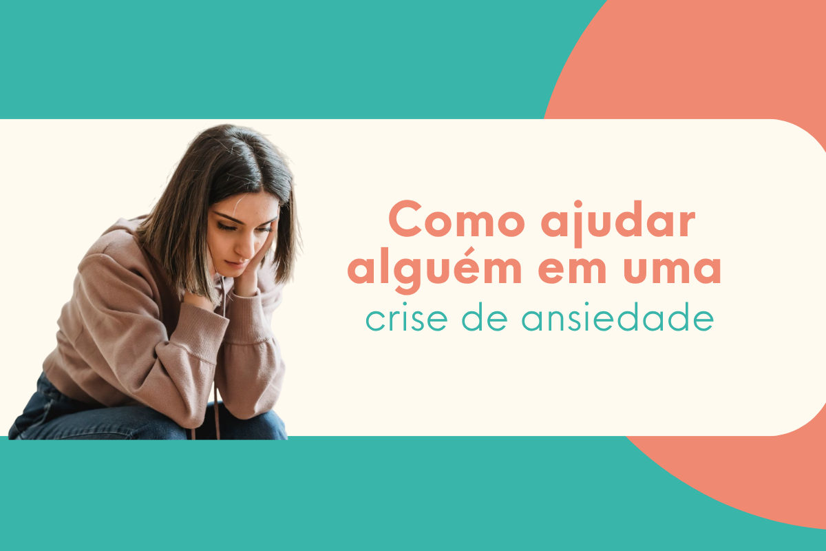 mulher tentando entender como ajudar alguém em uma crise de ansiedade
