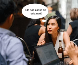 conviver com um reclamão Imagem - conviver com um reclamão