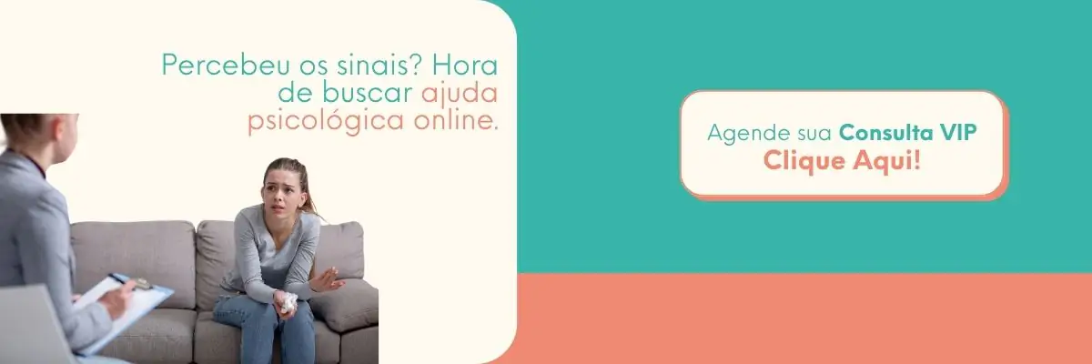 whatsapp Mulher em sessão de terapia conversando com psicóloga e chamada para agendar consulta psicológica online